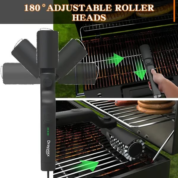 🔥Free shipping🔥Cordless Electric BBQ Grill Brush Cleaner