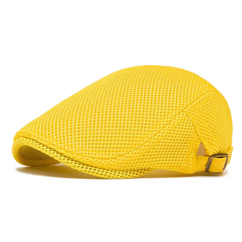 Breathable Mesh Flat Cap