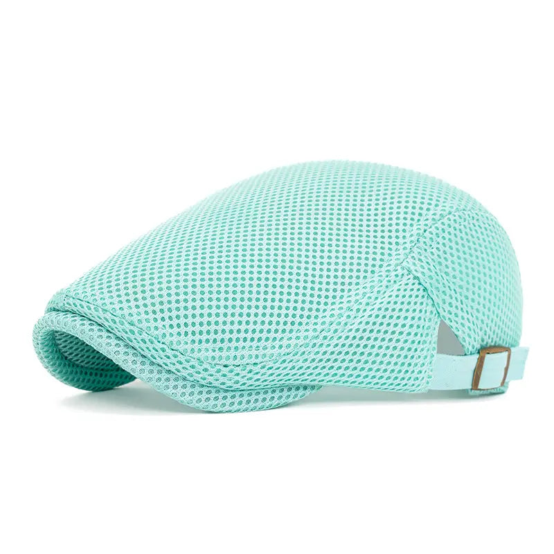Breathable Mesh Flat Cap