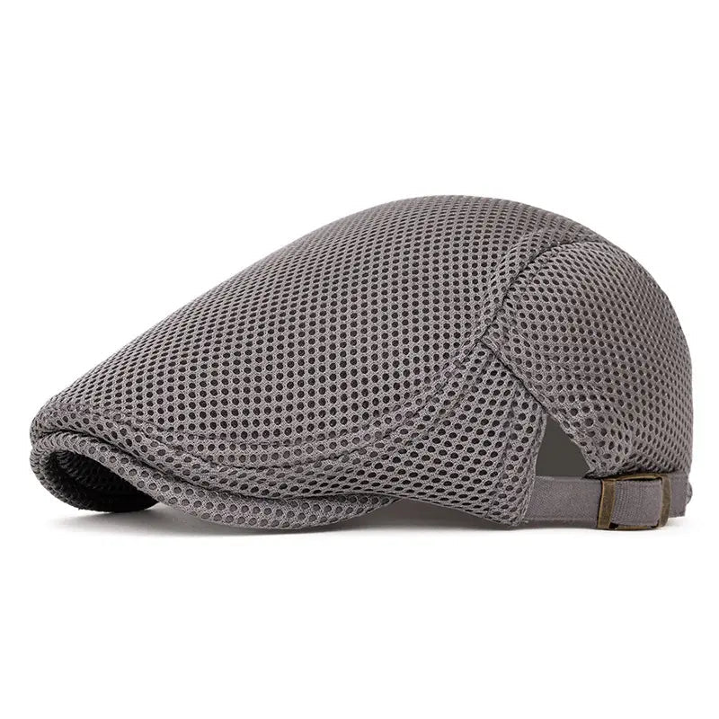 Breathable Mesh Flat Cap