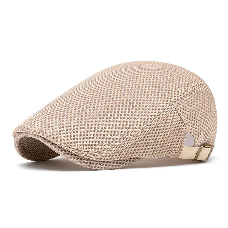 Breathable Mesh Flat Cap