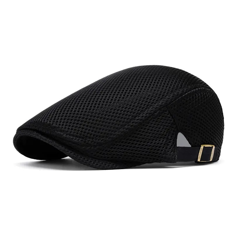 Breathable Mesh Flat Cap