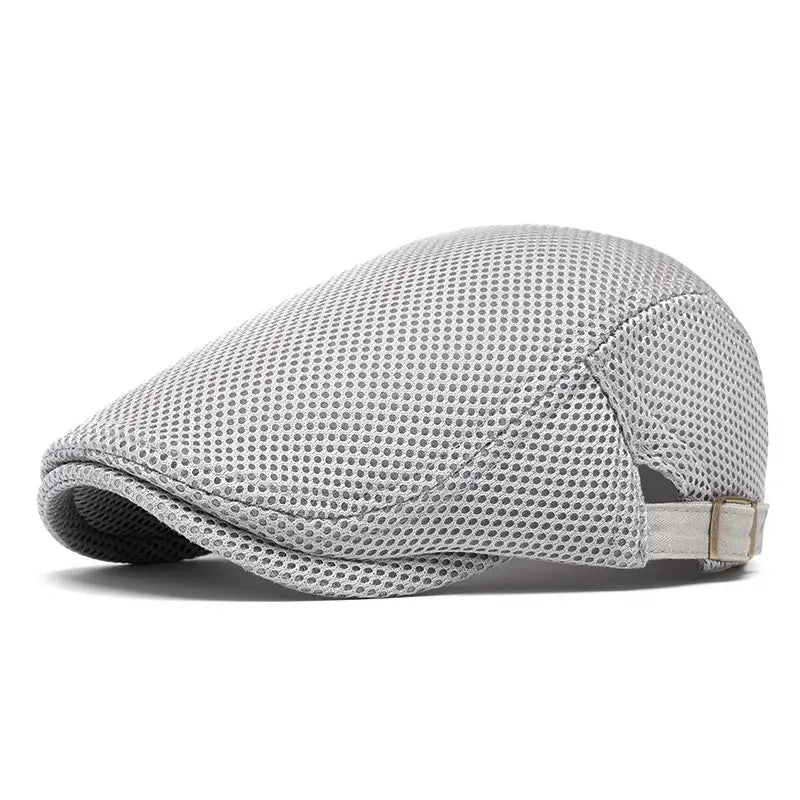 Breathable Mesh Flat Cap