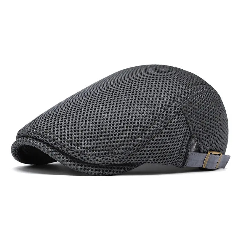 Breathable Mesh Flat Cap