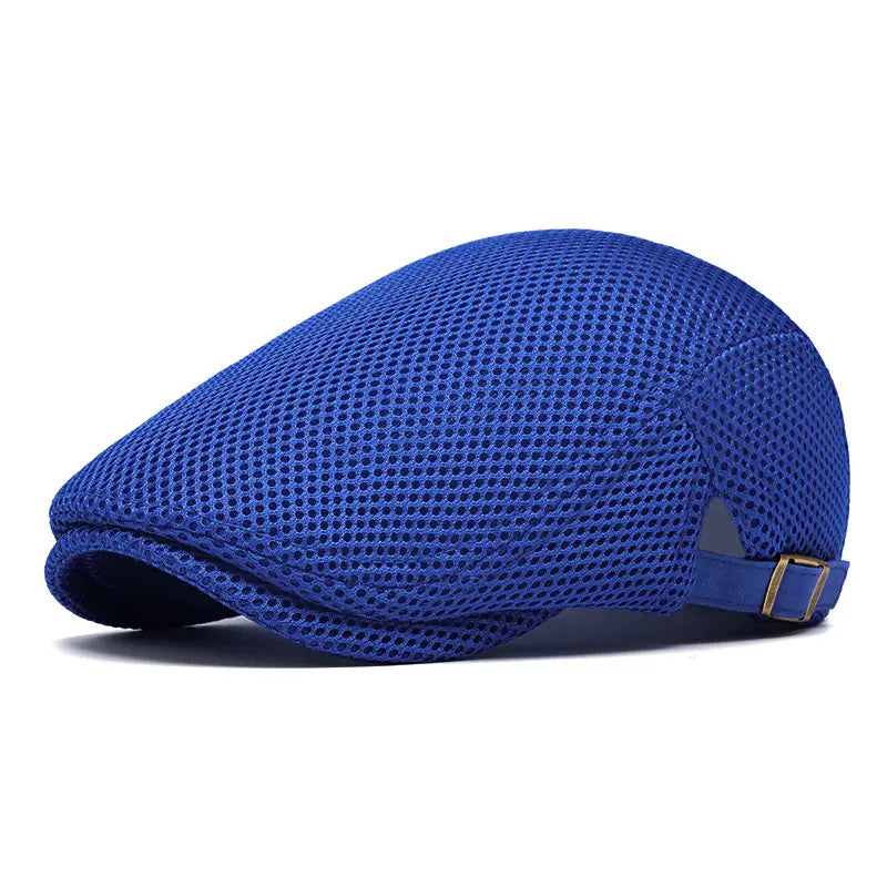 Breathable Mesh Flat Cap