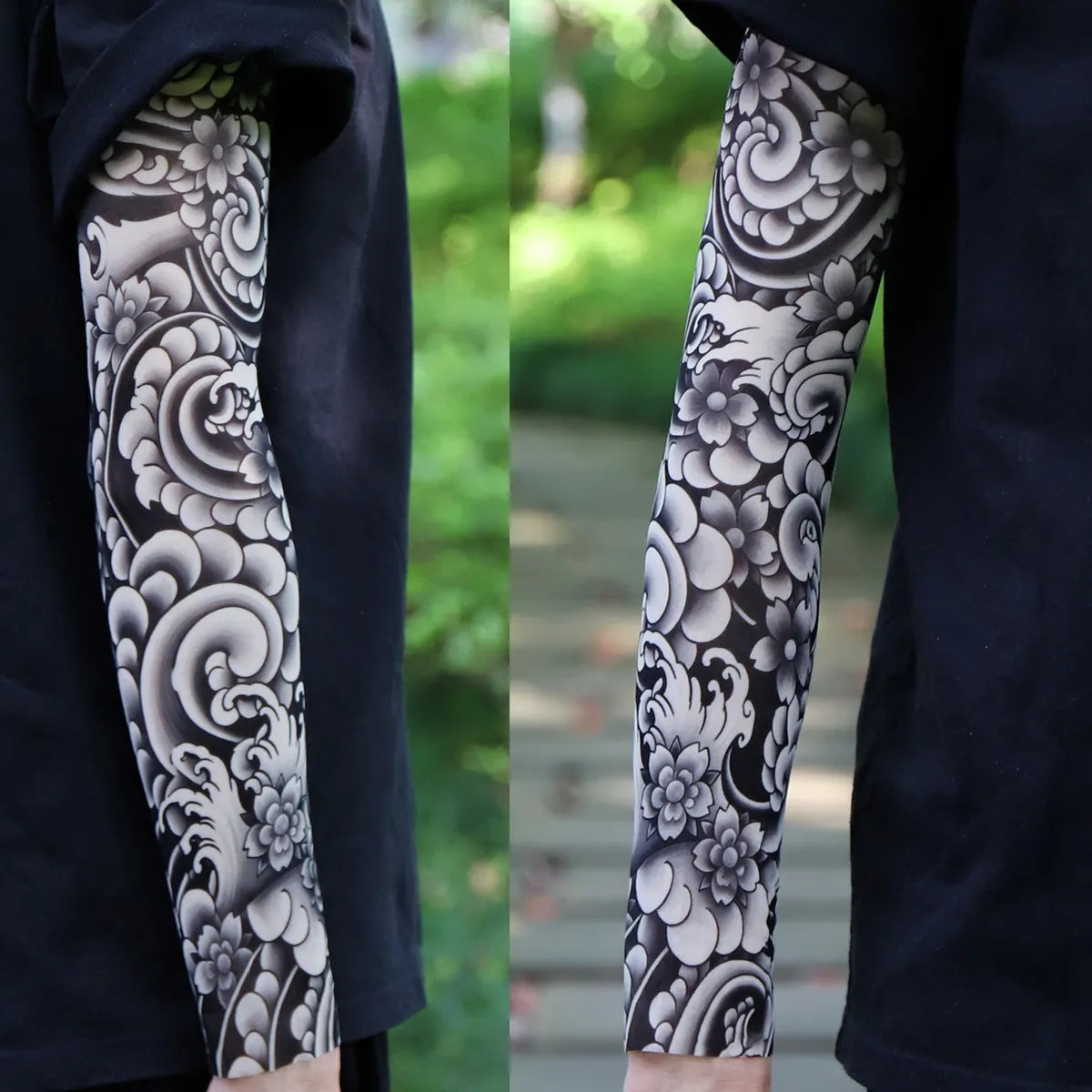 ⚜️Men's Ultra-Realistic Tattoo-Style Sun Protection Sleeves -Tattoo-Friendly