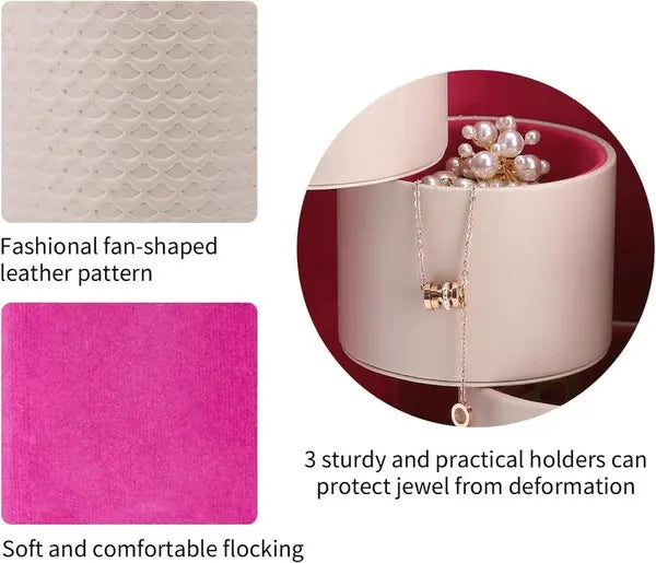 💎Portable Cylindrical Multi-Layer Jewelry Box