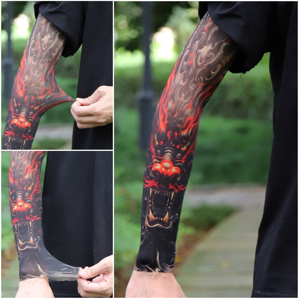 ⚜️Men's Ultra-Realistic Tattoo-Style Sun Protection Sleeves -Tattoo-Friendly