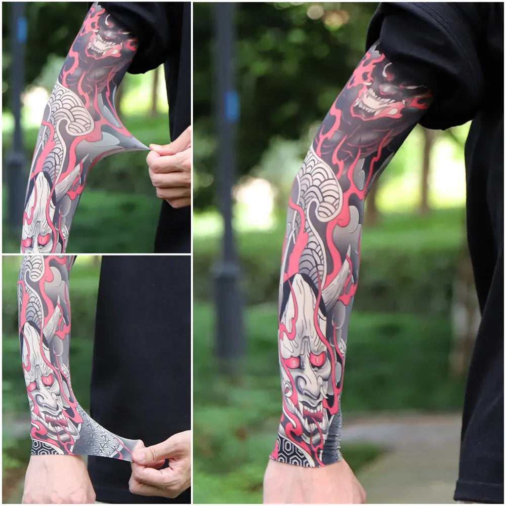 ⚜️Men's Ultra-Realistic Tattoo-Style Sun Protection Sleeves -Tattoo-Friendly