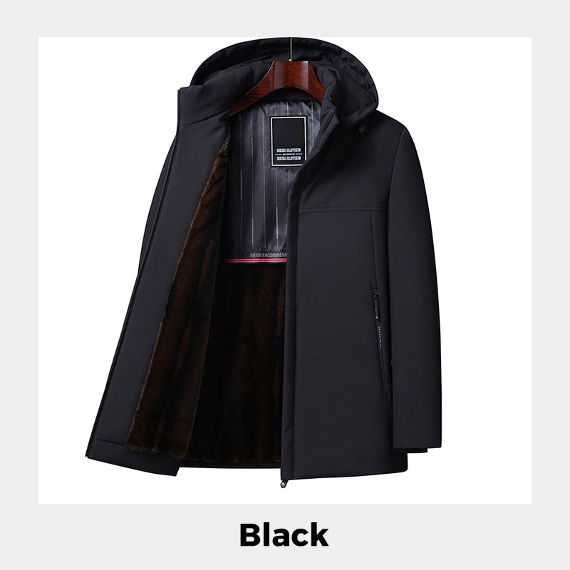 🔥Men’s Thermal Thick Hooded Parka Coat
