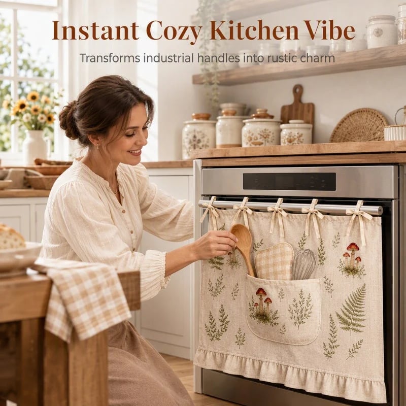 📢📢49% OFF !!⏰Oven Skirt Curtain with Pockets