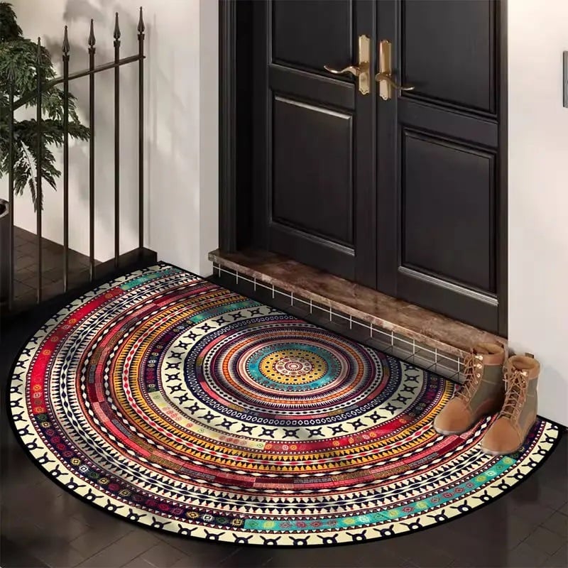 aldorian™-💖Boho Style Semicircular Door Mat - Non Slip Soft Floor Carpet