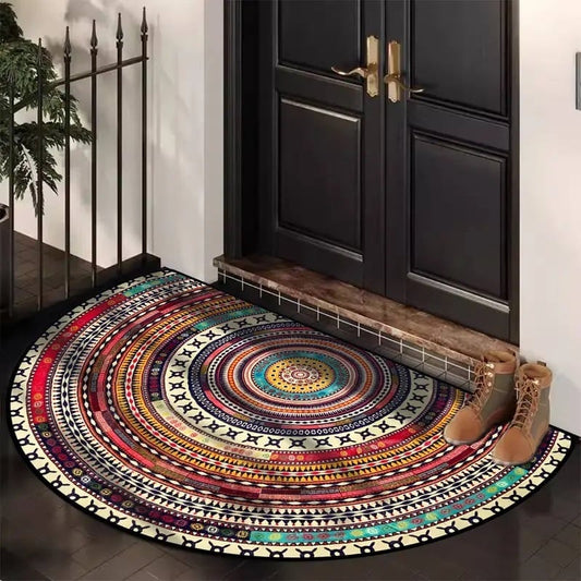 aldorian™-💖Boho Style Semicircular Door Mat - Non Slip Soft Floor Carpet