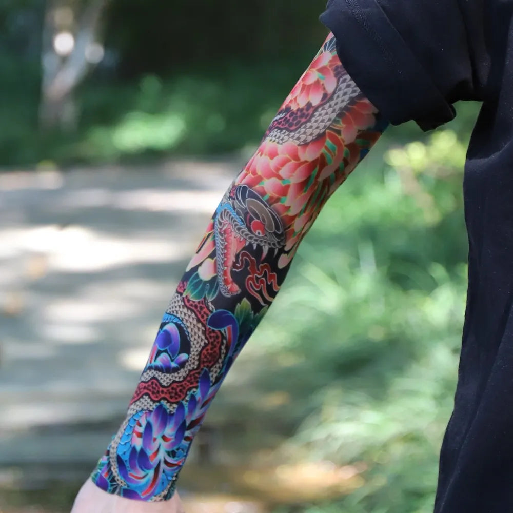 ⚜️Men's Ultra-Realistic Tattoo-Style Sun Protection Sleeves -Tattoo-Friendly