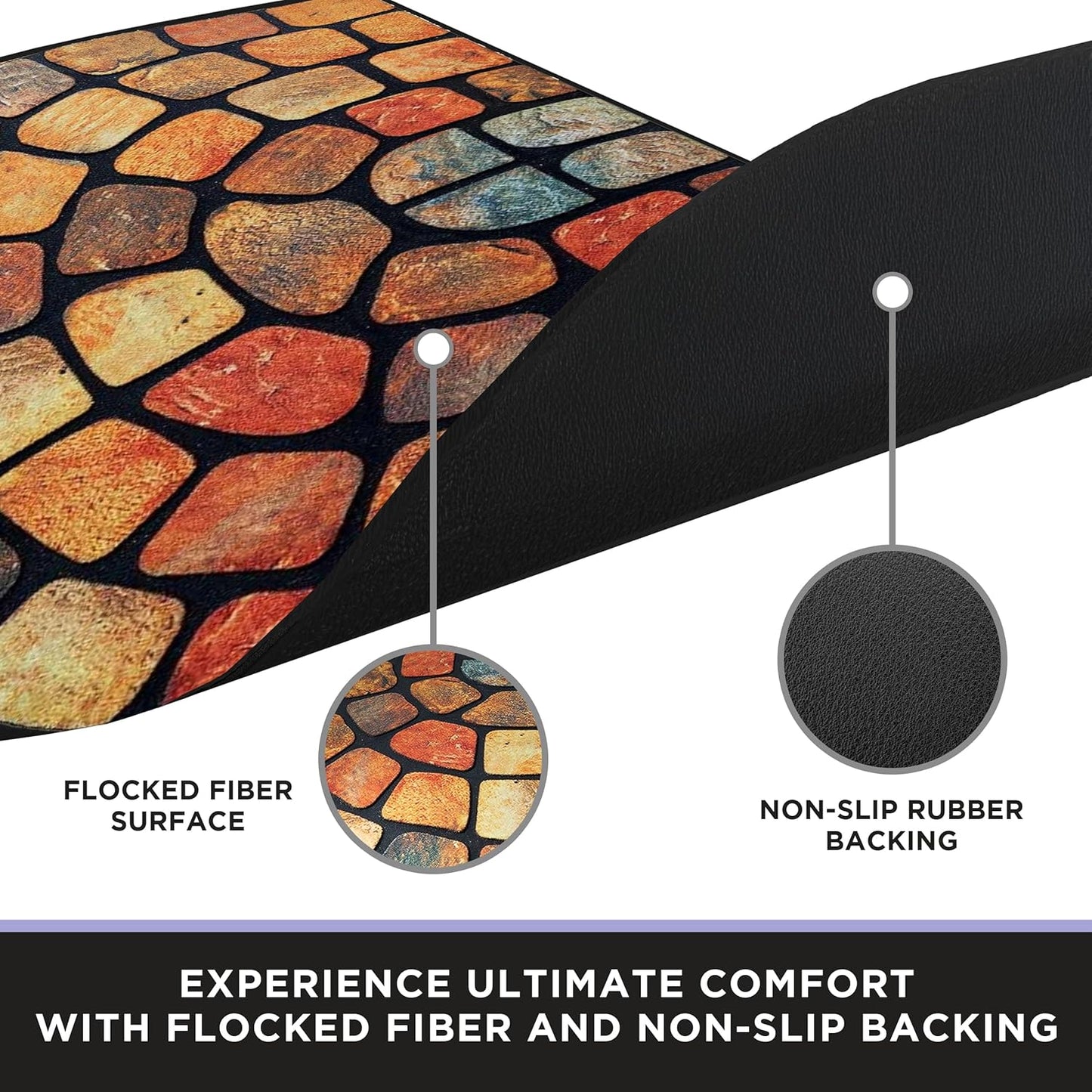 aldorian™-💖Boho Style Semicircular Door Mat - Non Slip Soft Floor Carpet