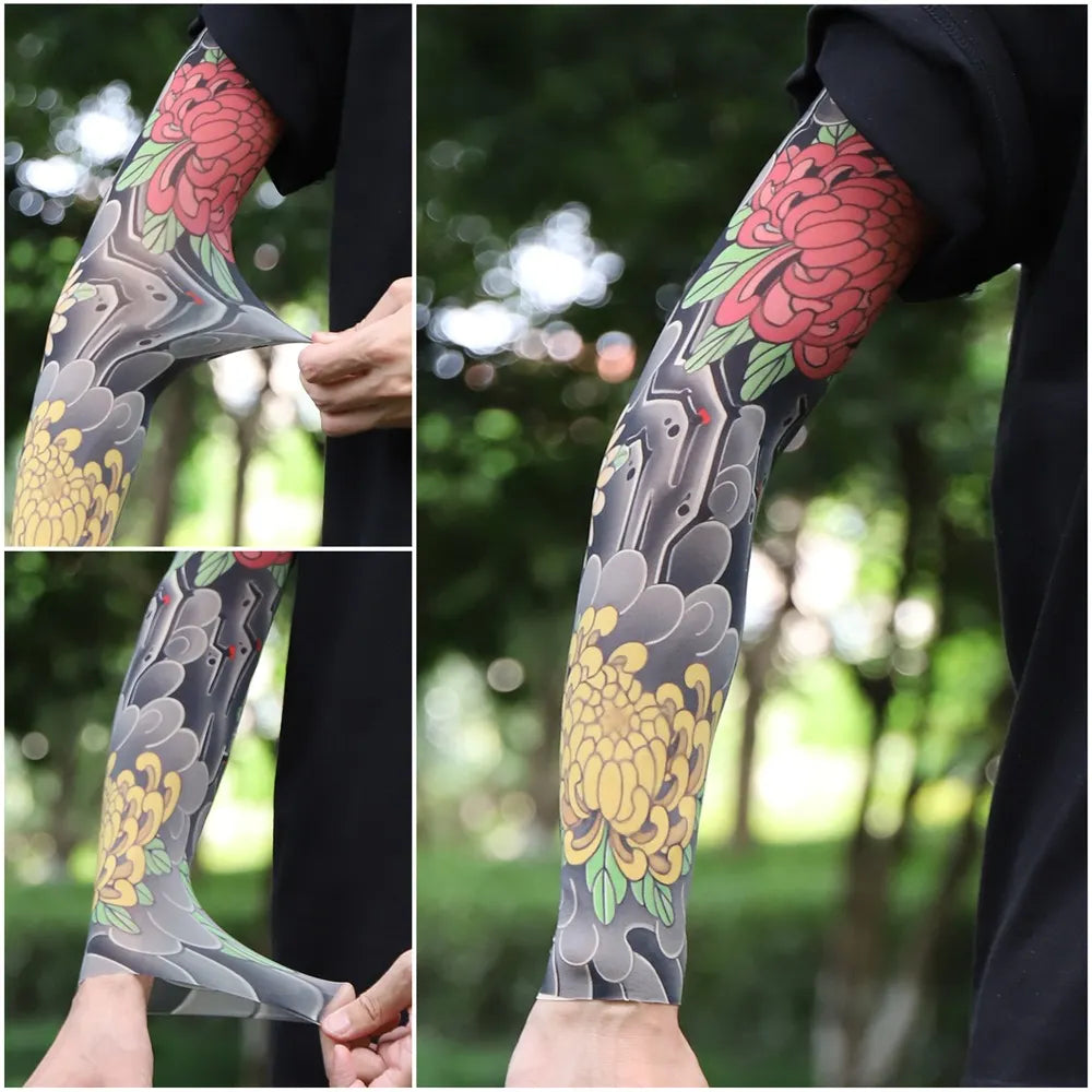 ⚜️Men's Ultra-Realistic Tattoo-Style Sun Protection Sleeves -Tattoo-Friendly
