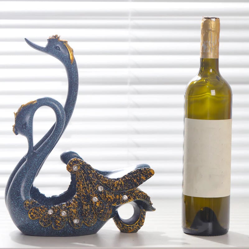 ⏰Swan Wine Bottle Holder Rack