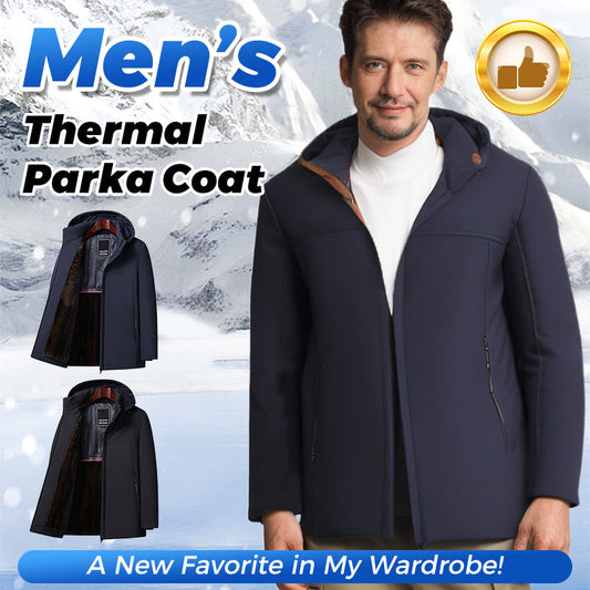 🔥Men’s Thermal Thick Hooded Parka Coat