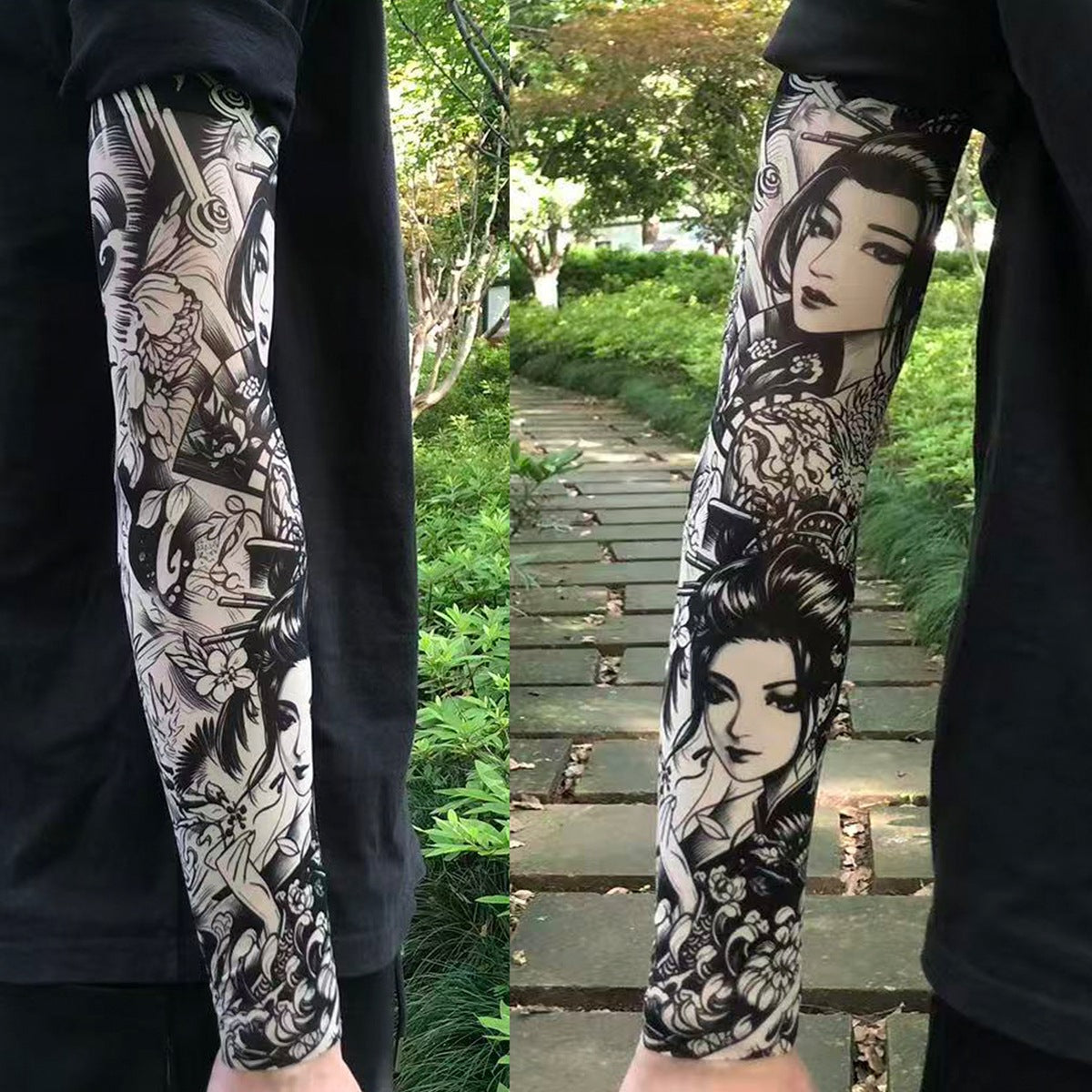 ⚜️Men's Ultra-Realistic Tattoo-Style Sun Protection Sleeves -Tattoo-Friendly