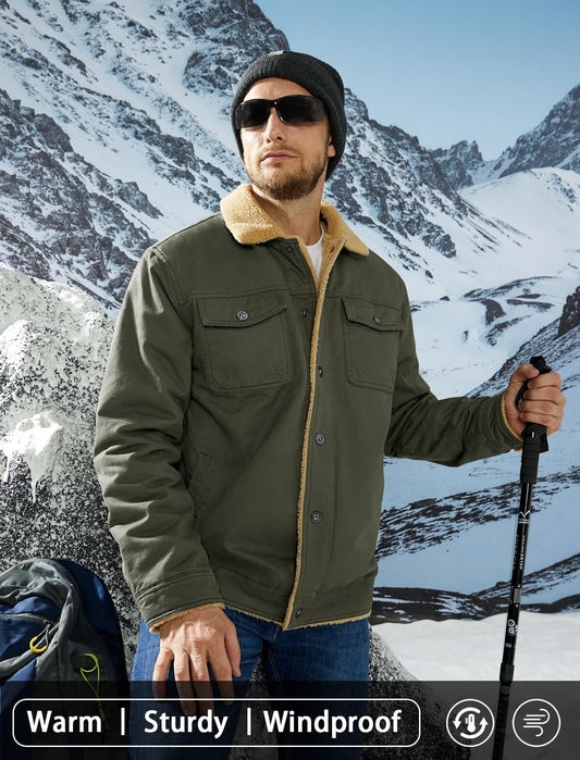 aldorian™-Men's Winter Jackets Sherpa Lined Jackets