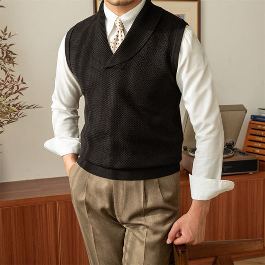aldorian™-Men's casual collar knit vest (Buy 2 Free Shipping)