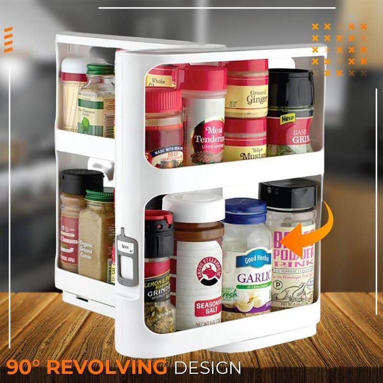 Multi-Function Swivel Storage Rack