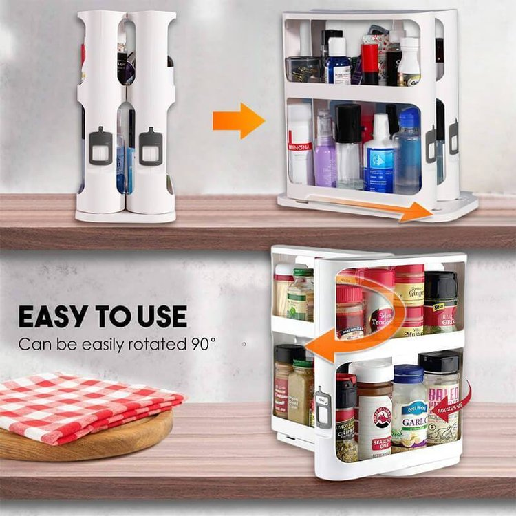 Multi-Function Swivel Storage Rack