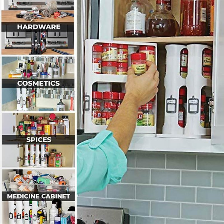 Multi-Function Swivel Storage Rack