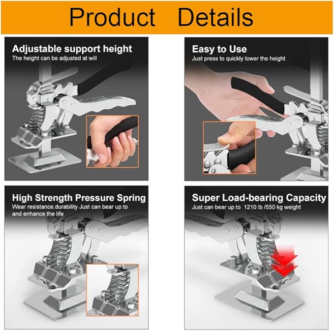 🔥HOT SALE  House Jacks For Leveling,Furniture Lifting Tool