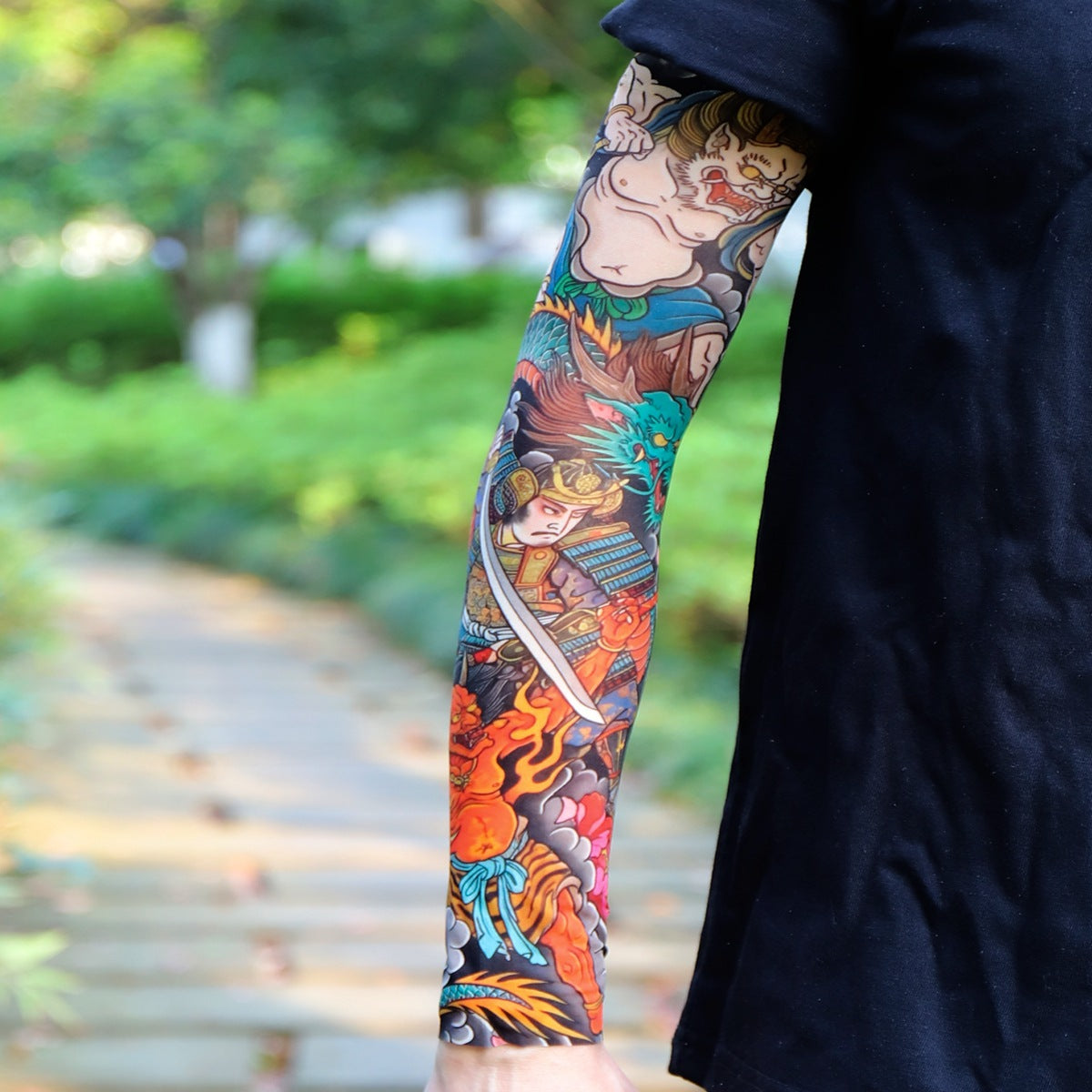 ⚜️Men's Ultra-Realistic Tattoo-Style Sun Protection Sleeves -Tattoo-Friendly