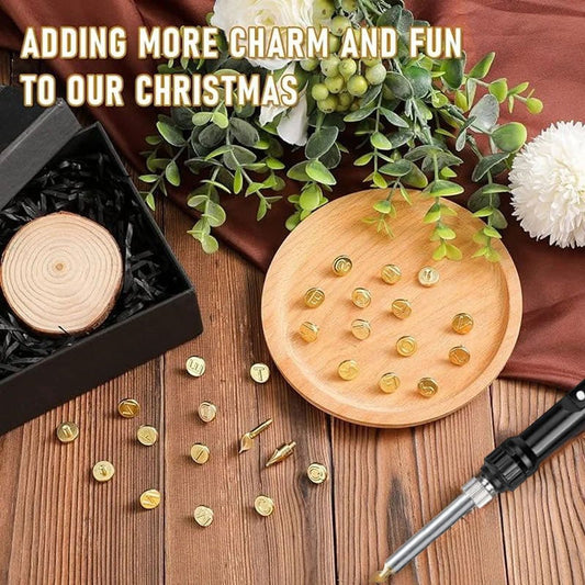 aldorian™-🎁26 Letters Copper Mold —DIY Wood Burning/Carving Set