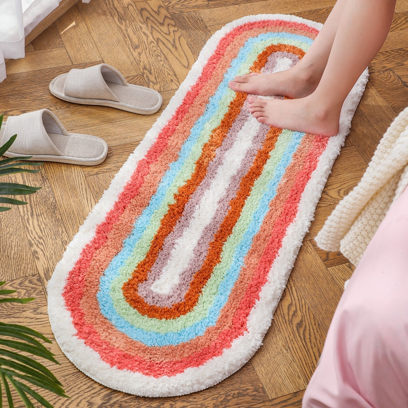 Rainbow Runway Bedroom Mat