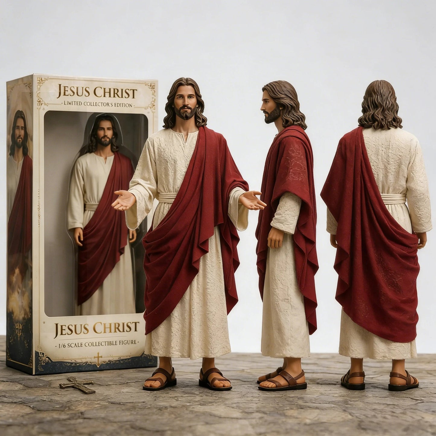 🙏 Limited Edition Collectible Figures: Jesus Christ & Virgin Mary