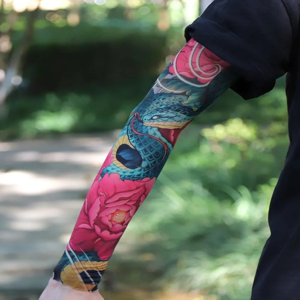 ⚜️Men's Ultra-Realistic Tattoo-Style Sun Protection Sleeves -Tattoo-Friendly