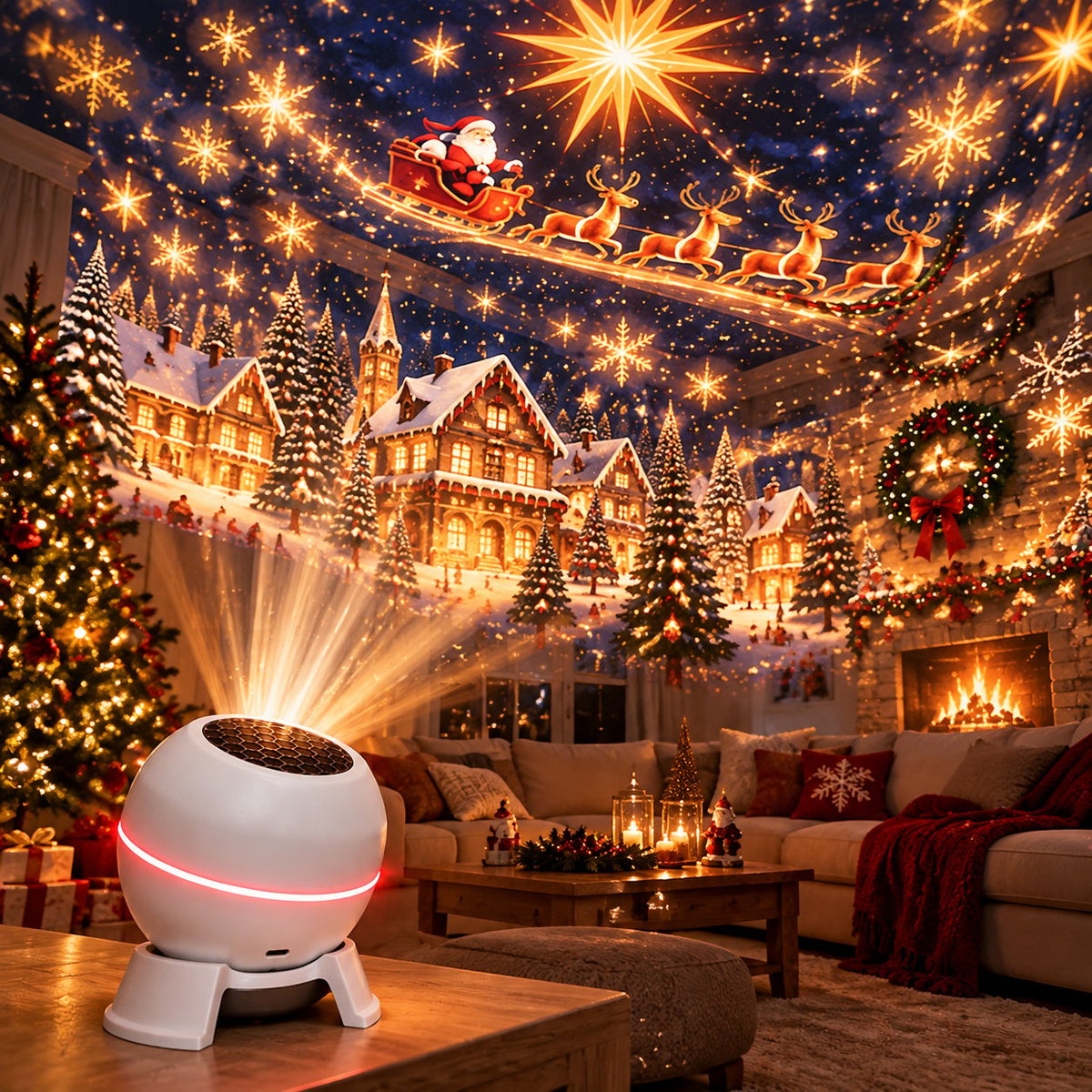 🎄Christmas Sale 49% OFF🎄- Magical Christmas Projection Night Light