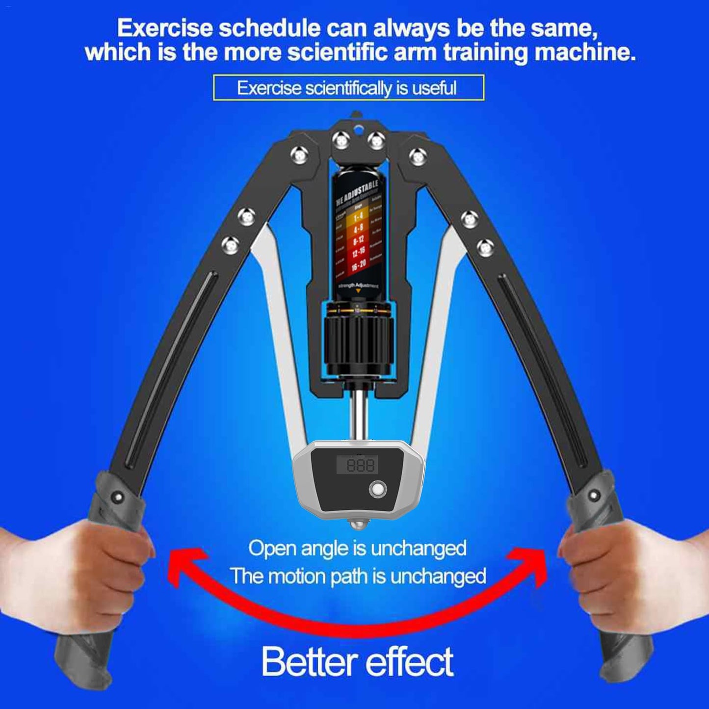 💪upgraded adjustable hydraulic arm trainers