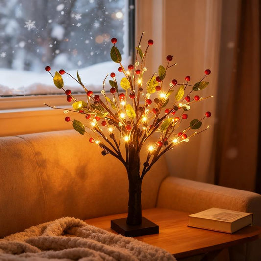 Red Berry Blossom Tree 🌲