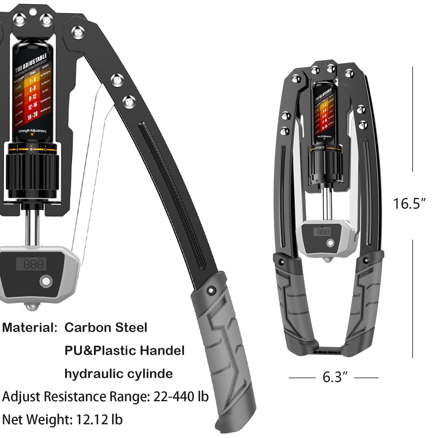 💪upgraded adjustable hydraulic arm trainers