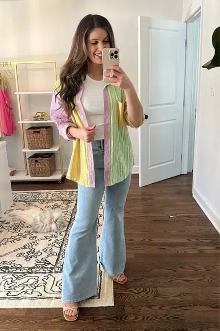 aldorian™-💥Ultra High Rise Stretch Flare Jean
