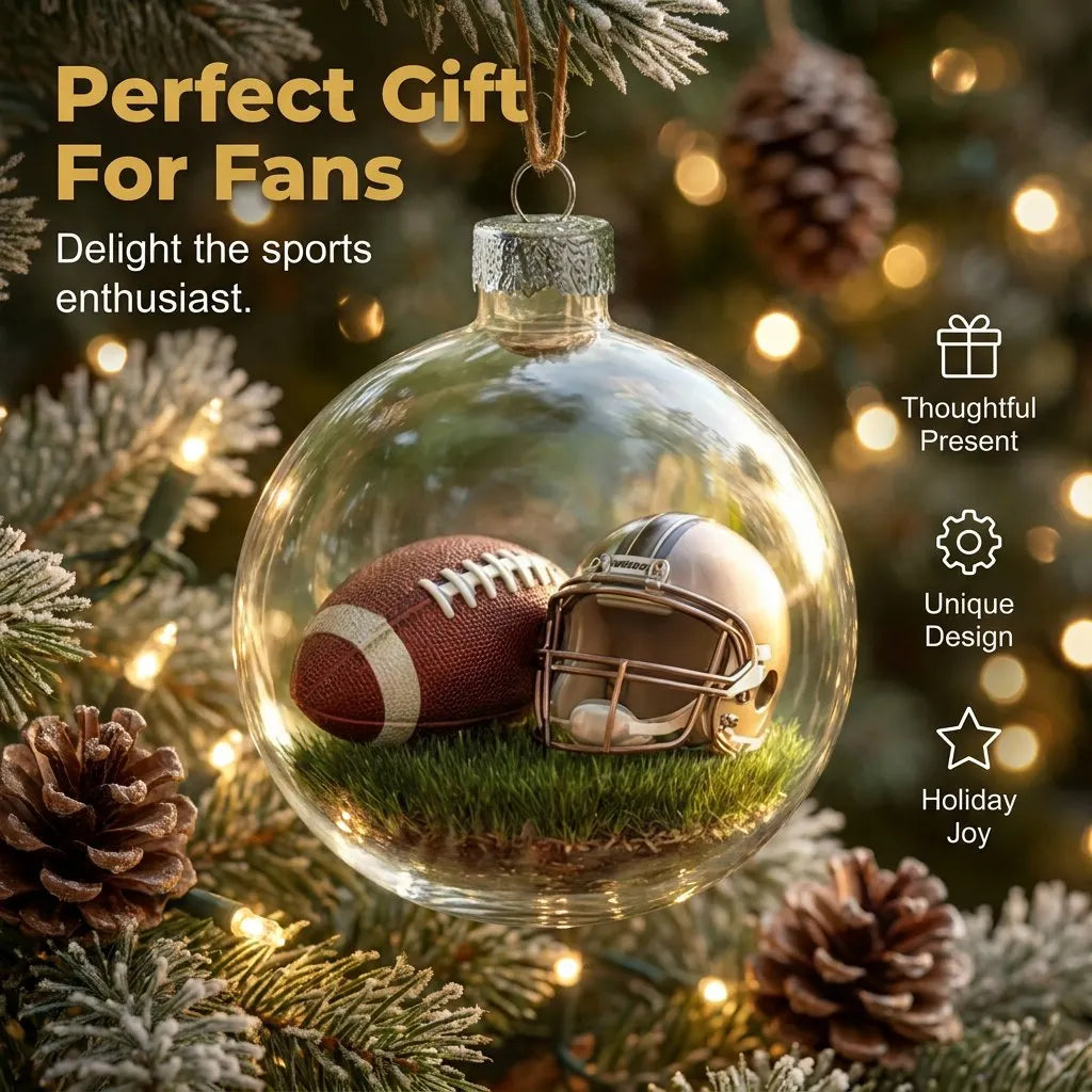 🔥HOT SALE🔥🎁Limited release-🌲Christmas Gift--⚾Sports Holiday Ornament(BUY 6 FREE SHIPPING)