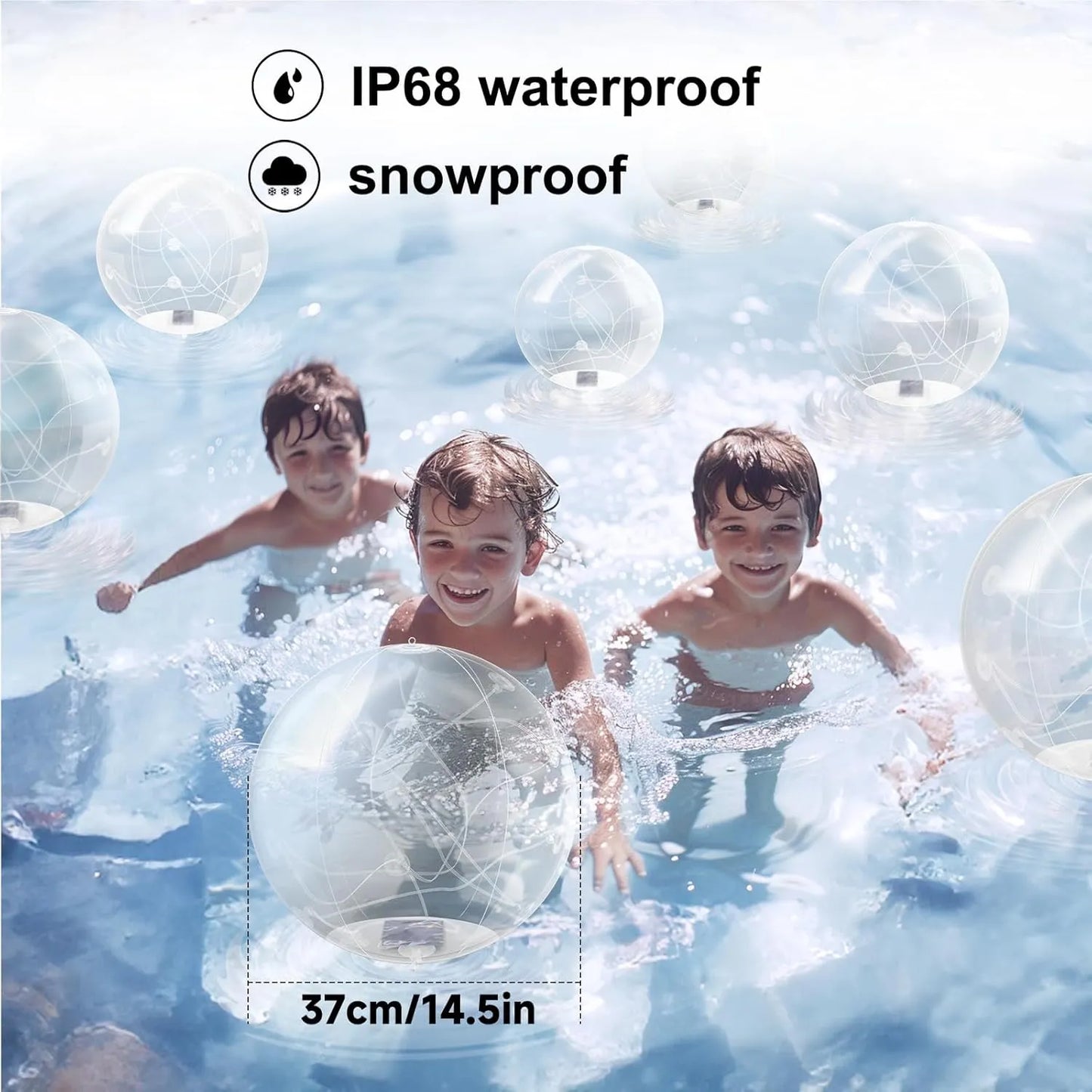 Buy 1 Get 1 Free - Solar Floating Pool Light Waterproof and Color-Changing