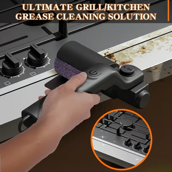🔥Free shipping🔥Cordless Electric BBQ Grill Brush Cleaner