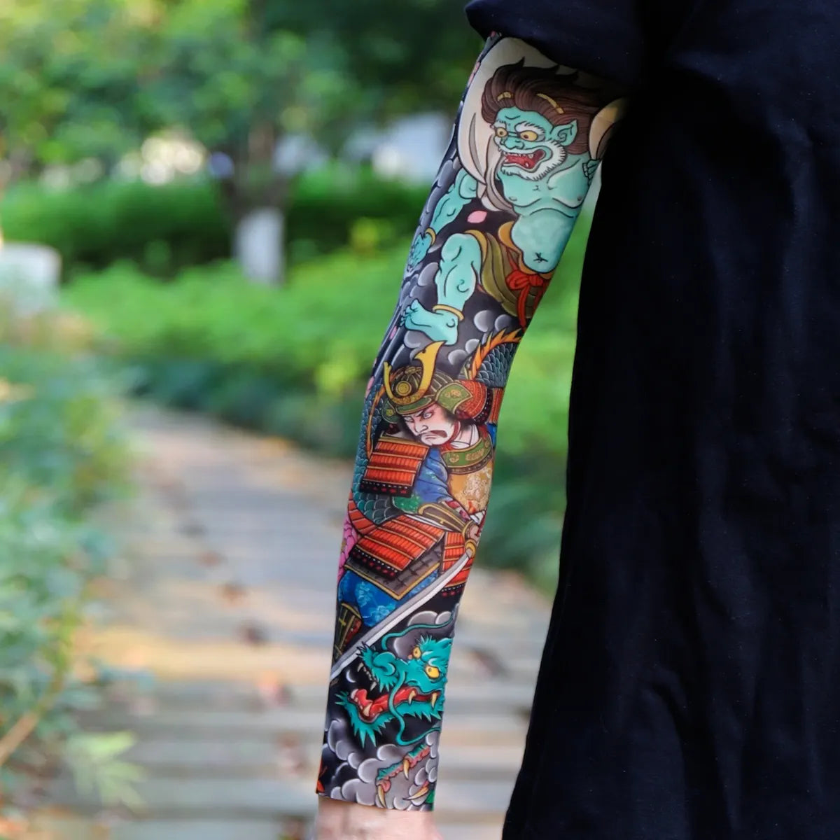 ⚜️Men's Ultra-Realistic Tattoo-Style Sun Protection Sleeves -Tattoo-Friendly