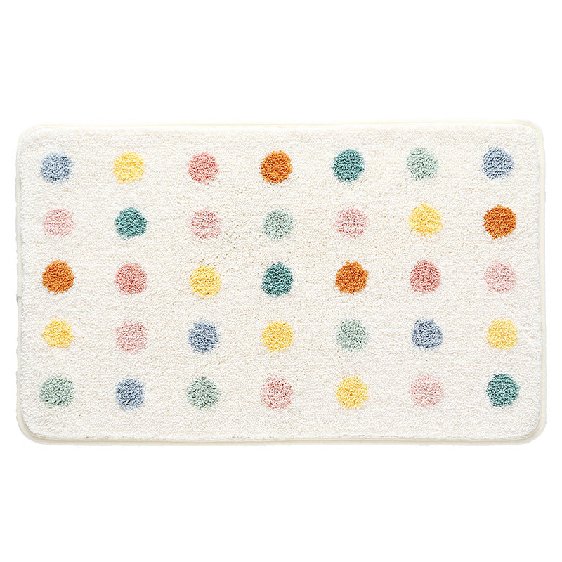 Color Polkadot Bath Mat