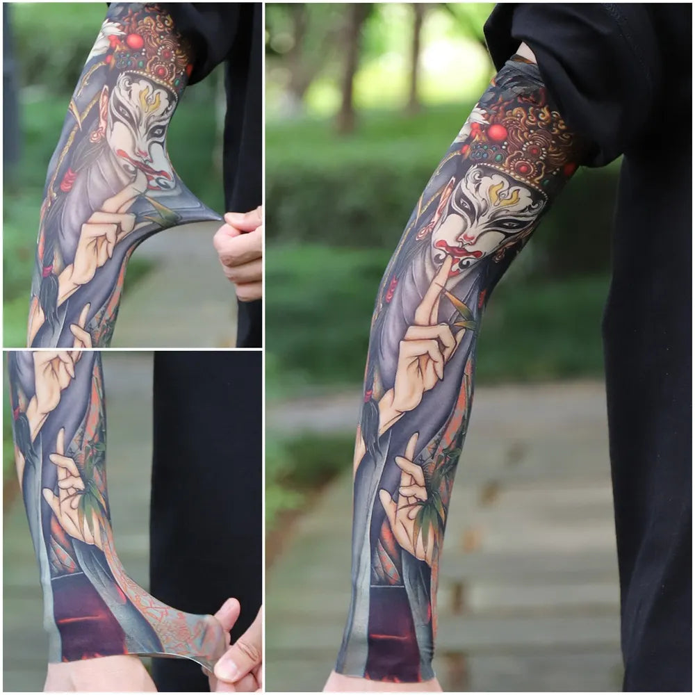 ⚜️Men's Ultra-Realistic Tattoo-Style Sun Protection Sleeves -Tattoo-Friendly