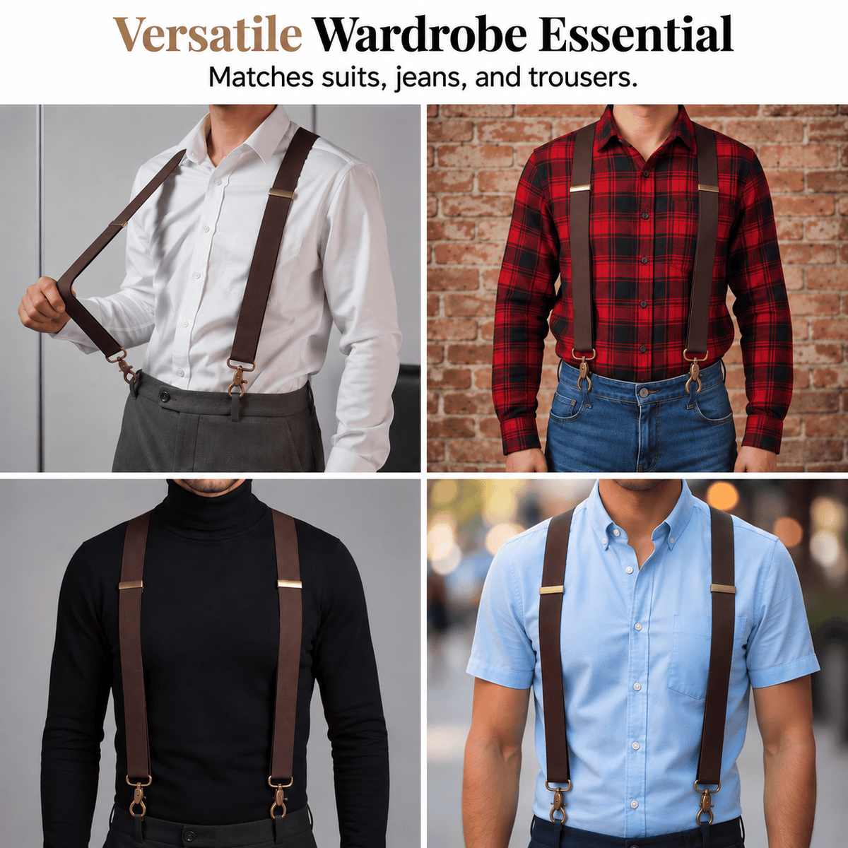 🥇Top Rated🏆Premium Vintage Suspenders
