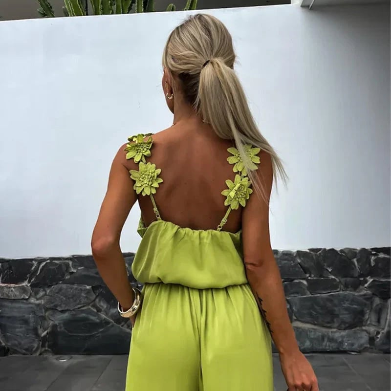 aldorian™-🔥Women's Sleeveless Wide Leg Jumpsuit