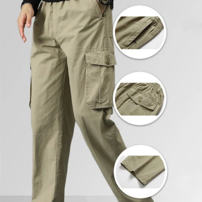 👖Multi-Pocket Durable Ultra Comfort Loose Fit Pants