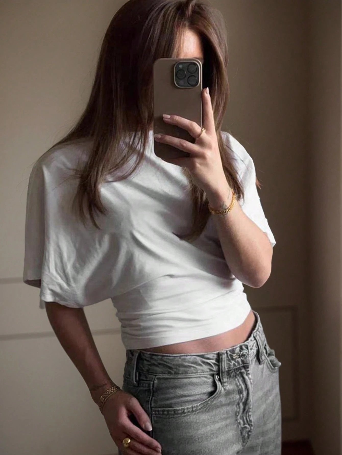 📢2025 New Products👕Women's Solid Color Round Neck Tee