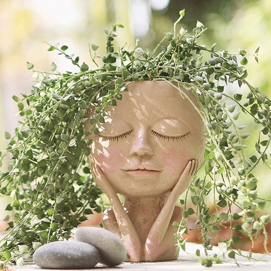 aldorian™-💝2024 HOT SALE-Girl Face Head Planter